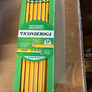 Ticonderoga #2 HB Yellow Pencils - 24 Pack